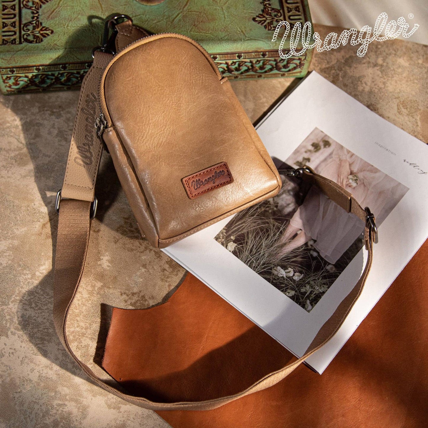 WG87-210 Wrangler Sling Bag/Crossbody/Chest Bag - Khaki