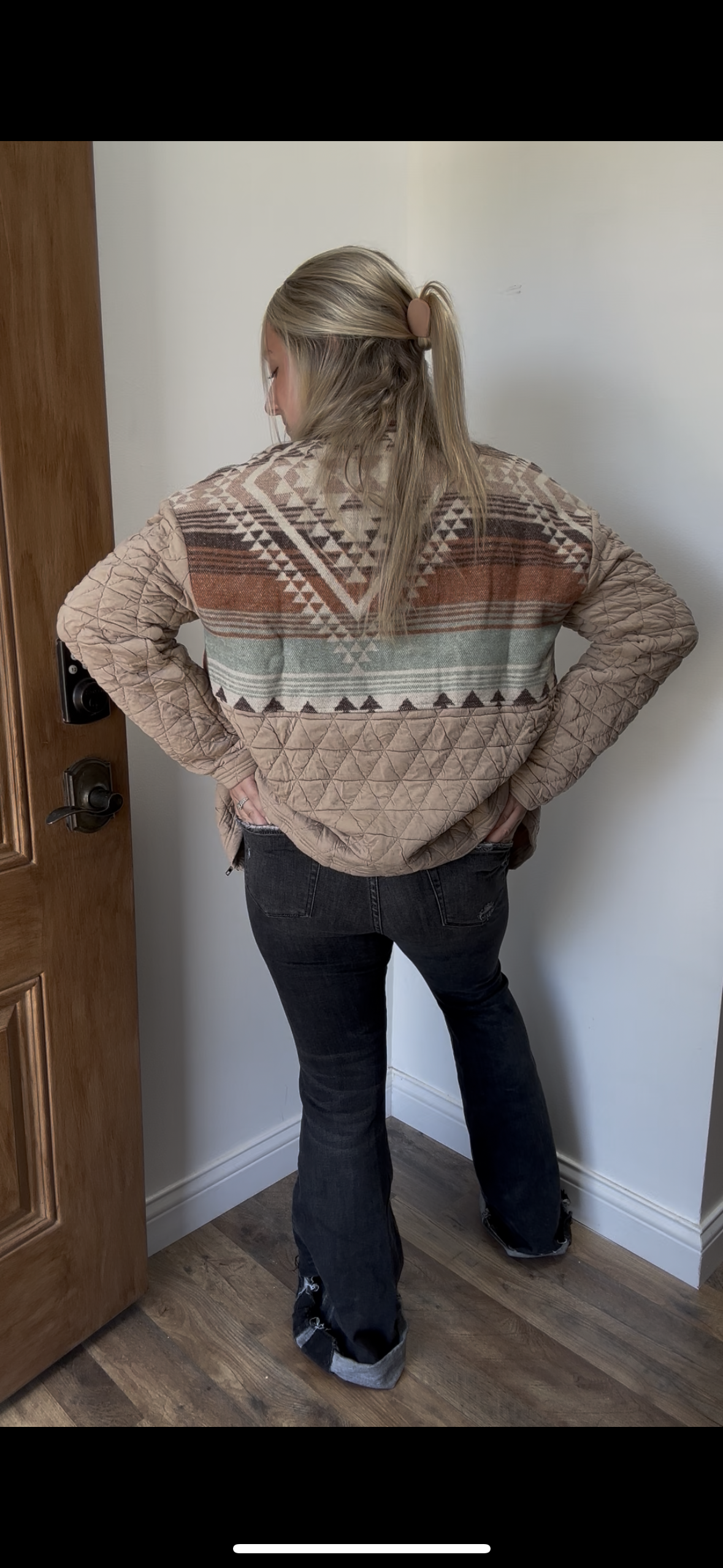 LDC Quilted Patchwork Western Fashion Jacket