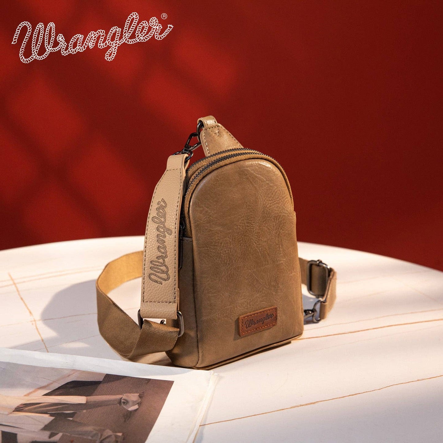 WG87-210 Wrangler Sling Bag/Crossbody/Chest Bag - Khaki