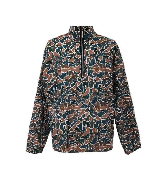 Western bottomland camo quarter zip sweatshirt