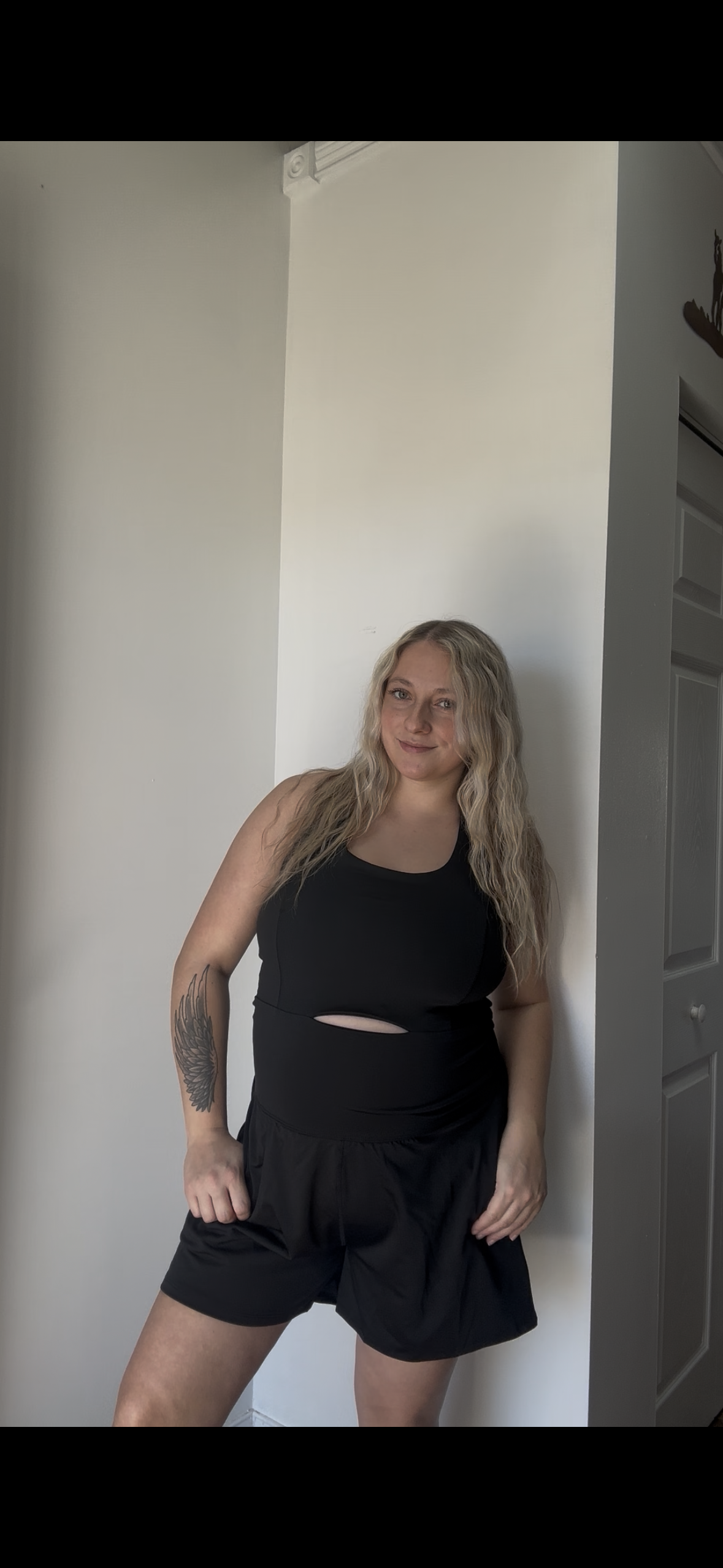 Athletic Cutout Romper