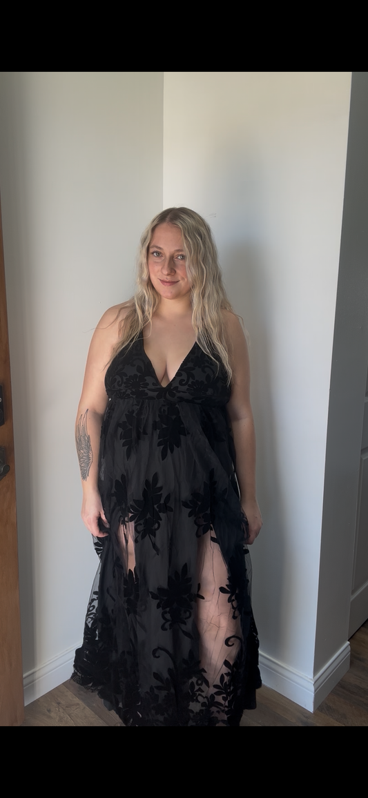 Southern Country cowgirl Coachella Lace flare dress