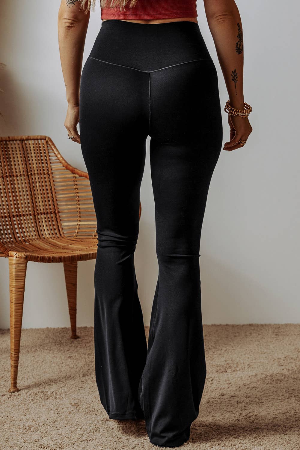 LDC V Shape High Waist Flared Leggings