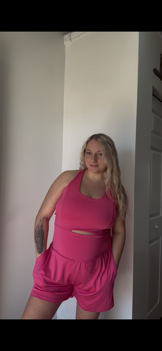Athletic Cutout Romper