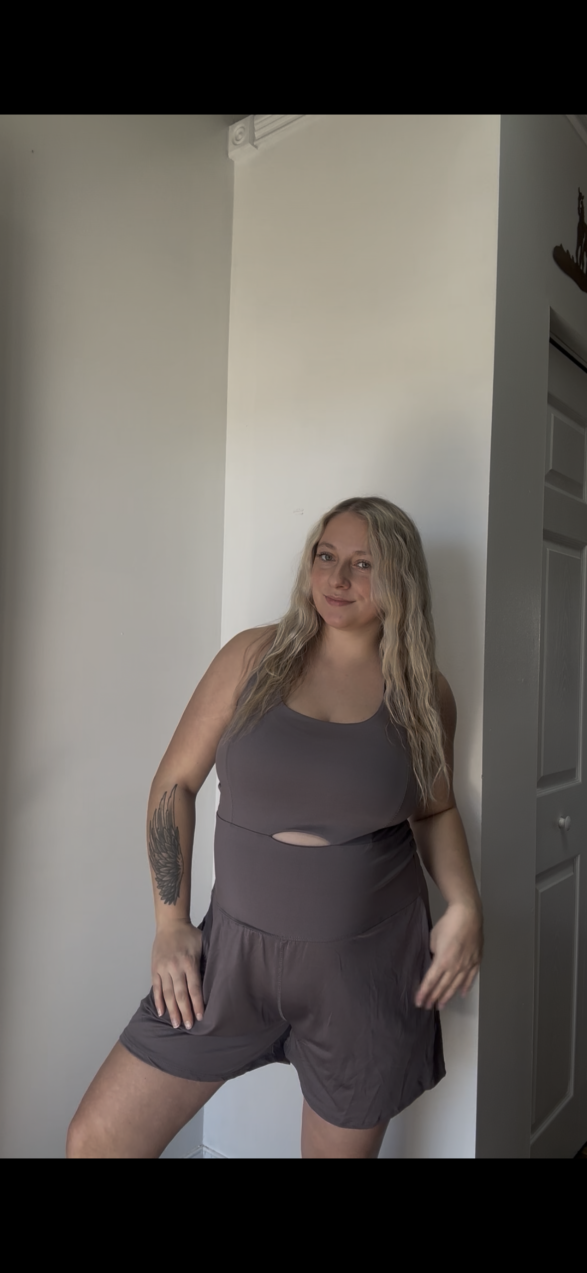 Athletic Cutout Romper