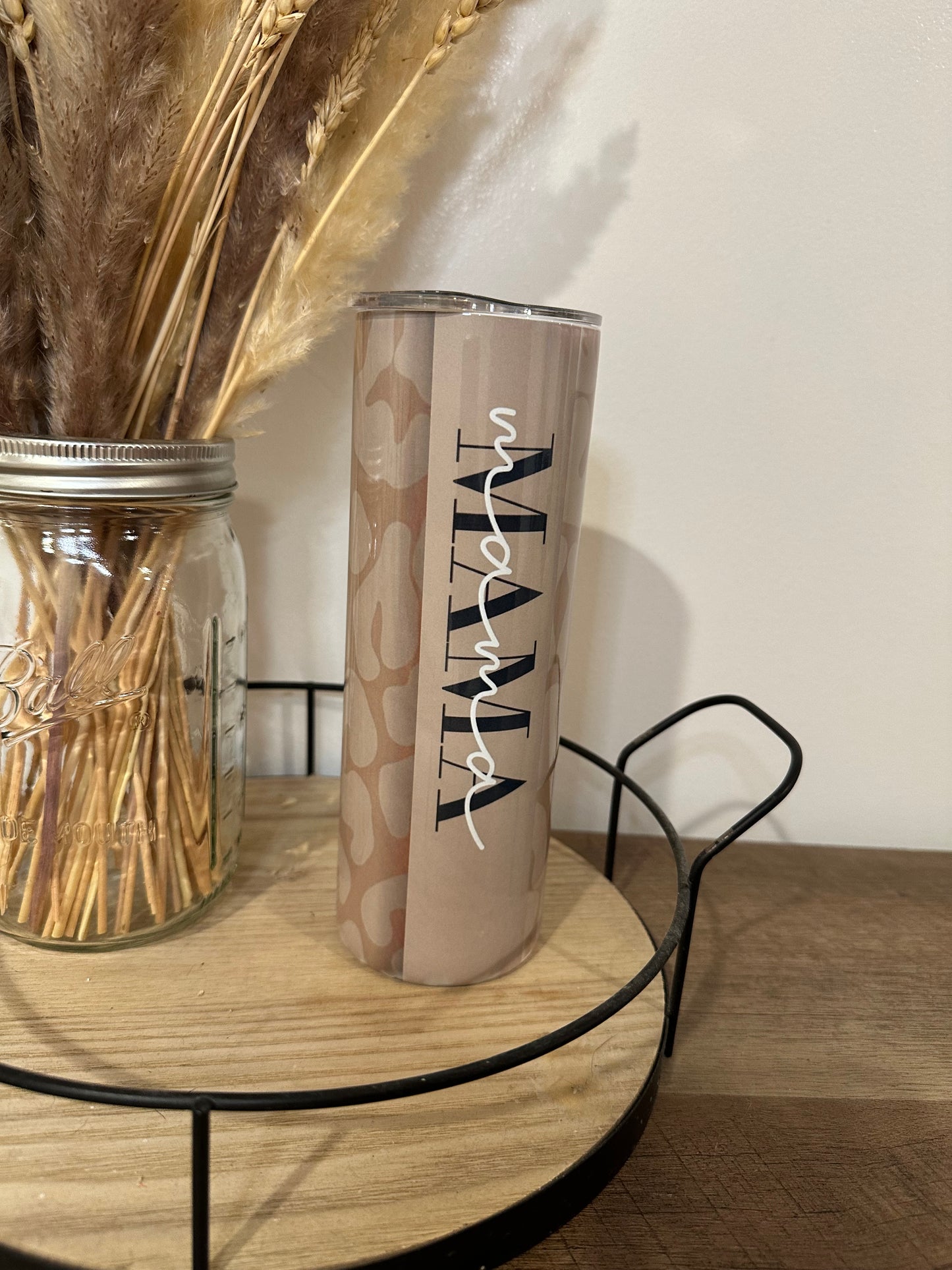 Mama cheetah 20oz tumbler